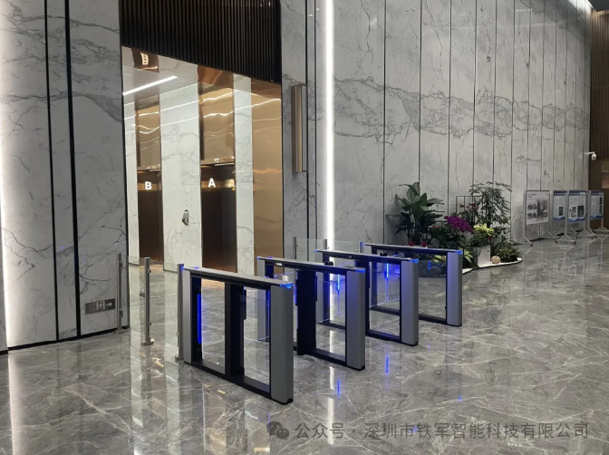 寫字樓智能速通門閉合異常怎么解決？