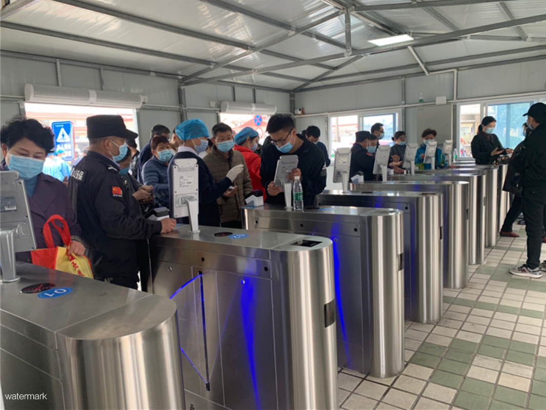 智能測溫健康碼一體機終端的不同展現形式