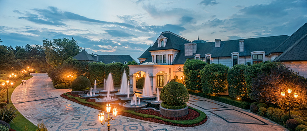 牧馬山蔚藍卡地亞（中國十大超級豪宅）——人臉識別烤漆速通門項目